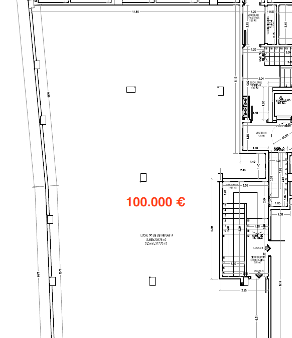 34879 – Entreplanta en Avenida de la Coruña alquiler y venta