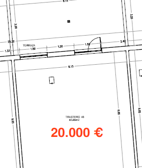 34888 – Amplio trastero de 40m2 en Avenida de la Coruña